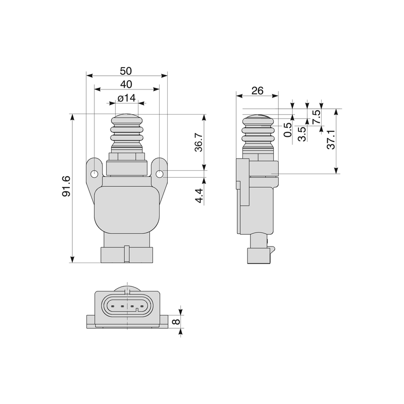 QUICK-BREAK SWITCH 1021490 - 15.0175.0000.01